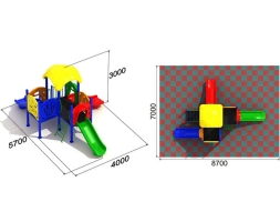 Детская площадка Мотылек 1.2, фото 2