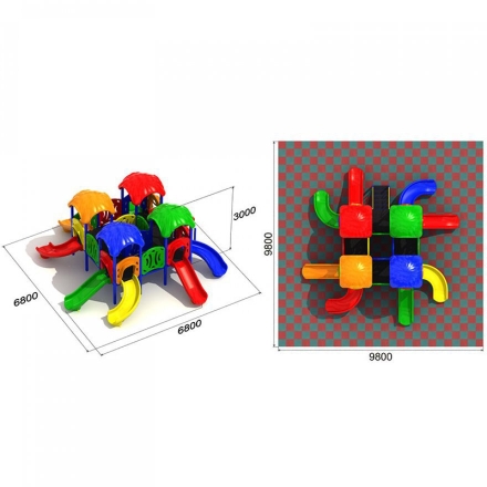 Детская игровая площадка Каравай 1.2, фото 3