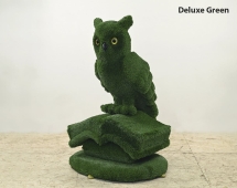 Топиари композиция сова на книге - газон Deluxe/Deluxe Green