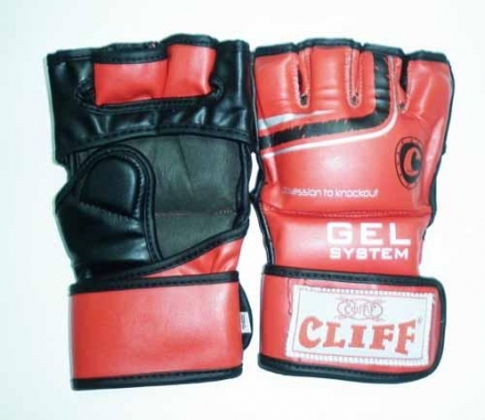 Перчатки ММА красно-черные, р.L ULI-6065, фото 1