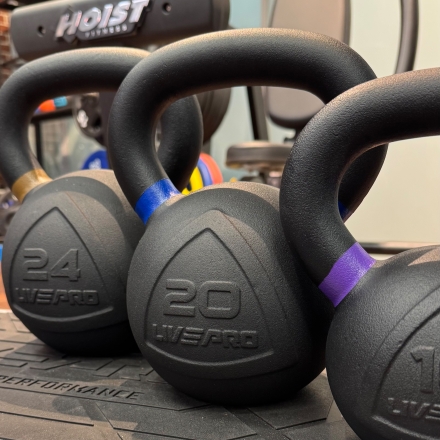 Чугунная гиря LIVEPRO Kettlebell вес: 10 кг, фото 4