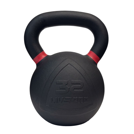 Чугунная гиря LIVEPRO Kettlebell вес: 10 кг, фото 10