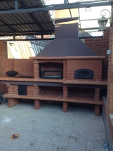 Печь Аристократ 750 Прямоугольный кирпич желтый