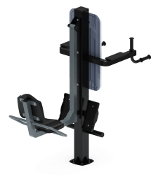 Жим ногами+Брусья (серый) - Уличный тренажер - СТ 023-13, фото 3