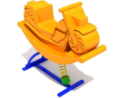 Качалка на пружине Мото для детской площадки, фото 1 Качалка на пружине Мото для детской площадки, фото 1