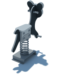 Качалка на пружине КНП-050 для детской площадки, фото 2 Качалка на пружине КНП-050 для детской площадки, фото 2