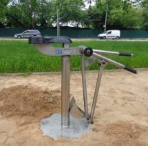 Песочный экскаватор стационарный (нержавеющая сталь) Песочный экскаватор стационарный (нержавеющая сталь)