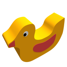 Контурная игрушка «Утёнок» Контурная игрушка «Утёнок»