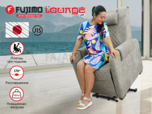 Кресло-реклайнер электрический с подъемом и массажем FUJIMO LOUNGE UP Mouse