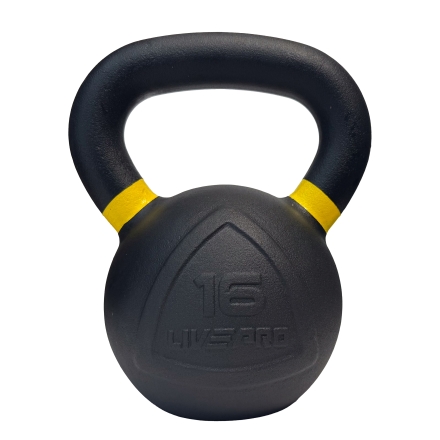Чугунная гиря LIVEPRO Kettlebell вес: 12 кг, фото 9