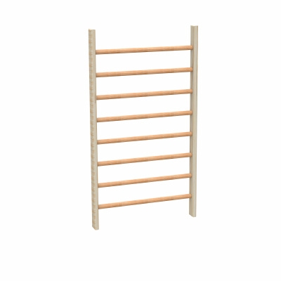 Стенка шведская гимнастическая 2,4х0,6 м (массив 150 мм), фото 1