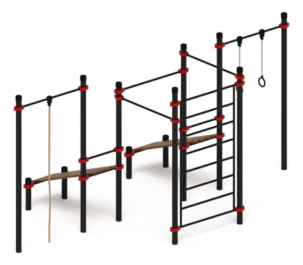 Воркаут 89 красный ВТ 11.18-01, фото 4