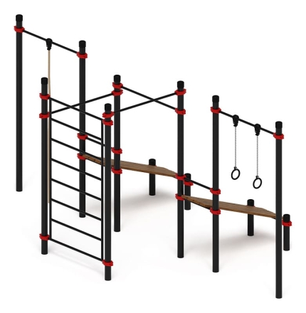 Воркаут 89 красный ВТ 11.18-01, фото 3