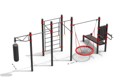 Воркаут площадка по проекту WP-043/20 &quot;Яльгелево&quot;