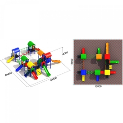 Детская игровая площадка Квадрат, фото 3 Детская игровая площадка Квадрат, фото 3
