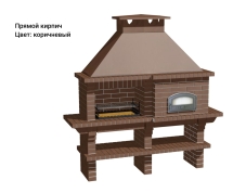 Печь Аристократ 760 Радиальный кирпич красный