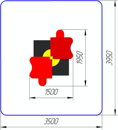 Домик-беседка Весна ПС-59.1 для детской площадки, фото 3