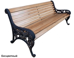 Скамейка парковая Ренессанс, Лиственница 1,8 м, фото 2 Скамейка парковая Ренессанс, Лиственница 1,8 м, фото 2