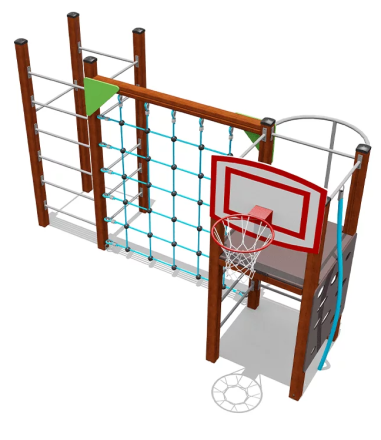 Спортивный комплекс ВСТ 8060 для уличной площадки, фото 1