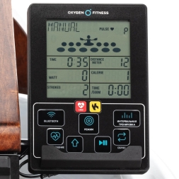 Гребной тренажер домашний OXYGEN FITNESS WOOD ROWER Q1, фото 13
