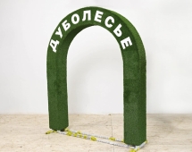 Топиари арка Дуболесье - газон Есо