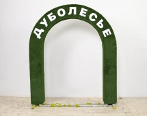 Топиари арка Дуболесье - газон Есо