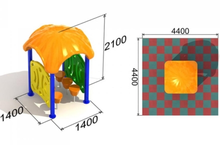 Игровой домик Вагон Купе грузовой для детской площадки, фото 2