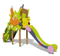Горка Лисичка 08016 H=1500 для детской площадки, фото 1