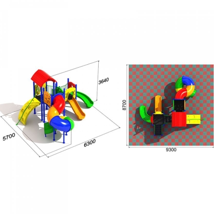 Детская игровая площадка Спираль 1.1, фото 3