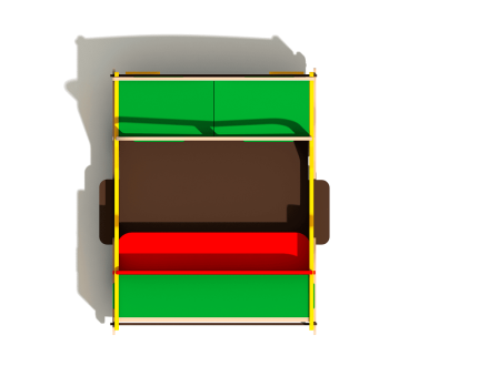 Игровой элемент ДГС Машинка для детской площадки, фото 4