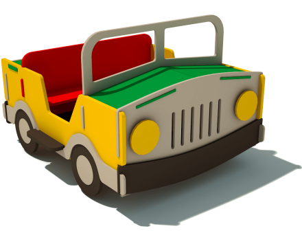 Игровой элемент ДГС Машинка для детской площадки, фото 1