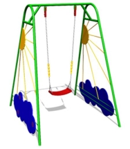 Детские качели Рассвет К008 с сидением К046 для игровых площадок