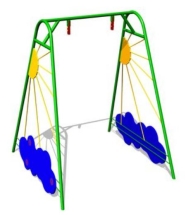 Детские качели Рассвет К008 с сидением К046 для игровых площадок