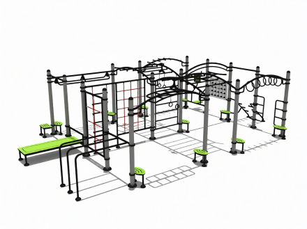 Гимнастический комплекс ГК-039 для спортивных площадок, фото 1