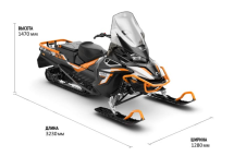 Снегоход BRP Lynx 59 Ranger 900 Ace Alpine (2022)