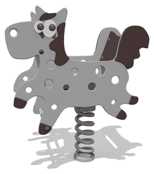 Качалка Лошадка ВСТ 5255 на 1 пружине для детской площадки Качалка Лошадка ВСТ 5255 на 1 пружине для детской площадки