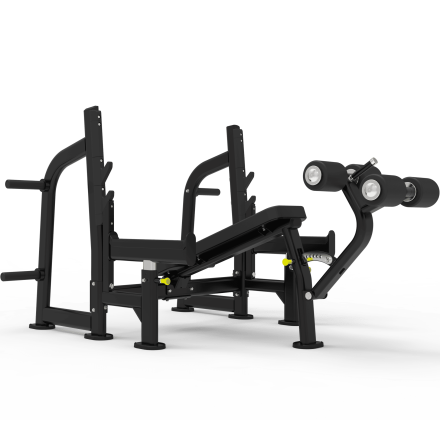 Impulse ITF8204 олимпийская скамья с отрицательным наклоном для жима, фото 1