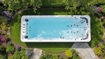 Композитный бассейн с противотоком Jazzi Pool Oasis SKT339G-23, фото 3