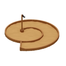 Песочница Улитка (Лиственница темный анкера) ИО 5.24.03-Л.И1.01 Песочница Улитка (Лиственница темный анкера) ИО 5.24.03-Л.И1.01