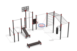 Воркаут площадка по проекту WP-053/20 &quot;Люторецкое&quot;