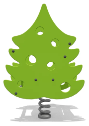 Качалка Ёлочка ВСТ 5254 на 1 пружине для детской площадки Качалка Ёлочка ВСТ 5254 на 1 пружине для детской площадки