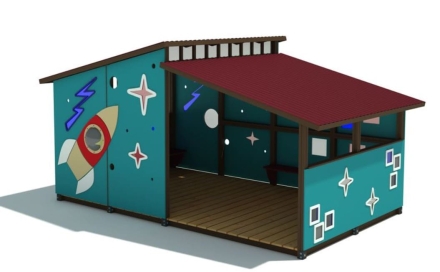 Теневой навес Космос для улицы, фото 1