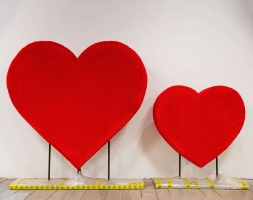 Топиари композиция Сердца - газон Eco, фото 1