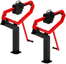 Приседания (красный) - Уличный тренажер - СТ 025-11.П, фото 2 Приседания (красный) - Уличный тренажер - СТ 025-11.П, фото 2