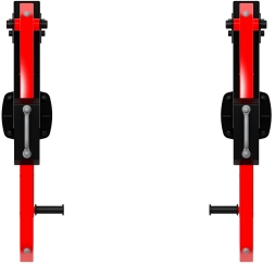 Приседания (красный) - Уличный тренажер - СТ 025-11.П, фото 5 Приседания (красный) - Уличный тренажер - СТ 025-11.П, фото 5
