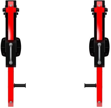 Приседания (красный) - Уличный тренажер - СТ 025-11.П, фото 5