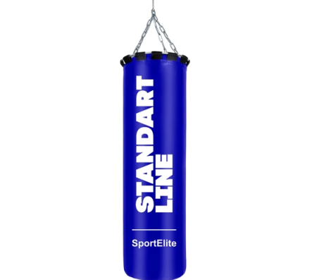 Мешок боксерский SportElite STANDART LINE 120см, d-34, 45кг, синий, фото 1