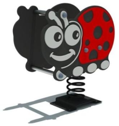 Качалка на пружине Божья коровка КНП-093 для детской площадки Качалка на пружине Божья коровка КНП-093 для детской площадки