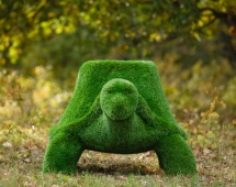 Топиари Черепаха с кашпо, Мудрая газон Deluxe Топиари Черепаха с кашпо, Мудрая газон Deluxe