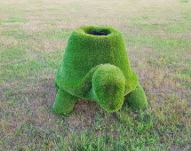 Топиари Черепаха с кашпо, Мудрая газон Deluxe Топиари Черепаха с кашпо, Мудрая газон Deluxe